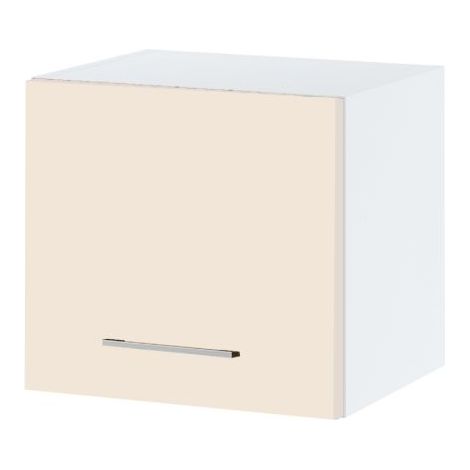 Meuble haut SLIM de cuisine Lovia Vanille Mat 1 porte relevable L 40 cm (1/2)