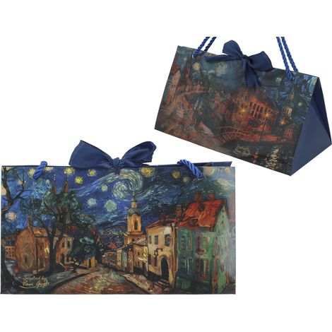 Juego de 6 bolsas decorativas - Inspiradas en las pinturas de V. van Gogh (carmani) (1/4)