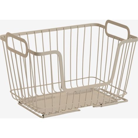 Pack de 2 cestas de almacenaje en hierro Izarne SKLUM (1/5)