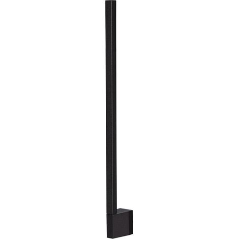 Applique esterna lineare nera 60cm LED 8W 4000K IP54 (1/5)