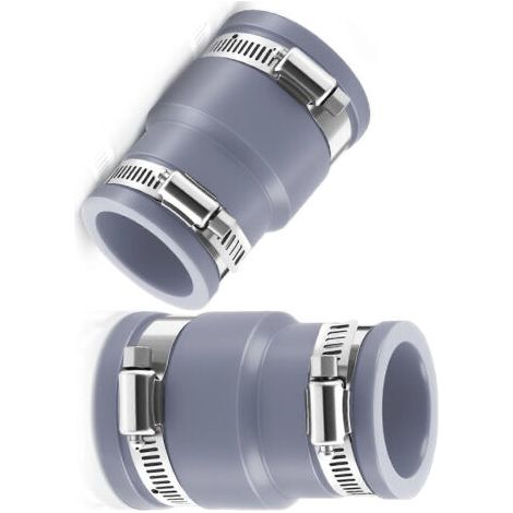 Adaptateur de tuyau pour aspirateur de piscine avec colliers de serrage en acier inoxydable, raccord d'aspiration pour accessoires de piscine hors sol