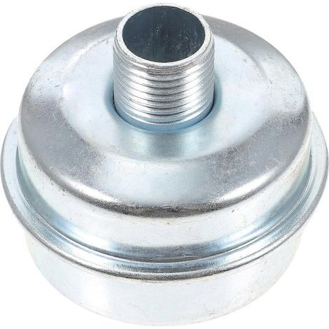 Silencieux pour petit moteur compatible avec le silencieux de moteur 299106 1/2 pouce 3,5 CV-6.70X6.70X5.50CM-Silver (1/3)