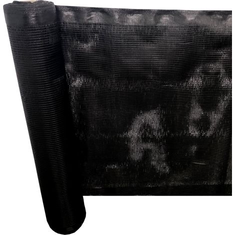 Malla Ocultación 1X50M 100% Poliamida Alta Densidad 80% Ocultación Malla Sombreo Negro (1/5)