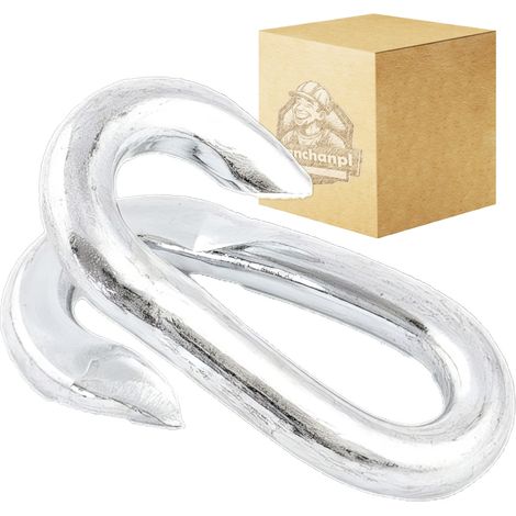 Eslabón de bloqueo PARA eslabones de cadenas, galvanizado, 4 MM, 1 PIEZA.