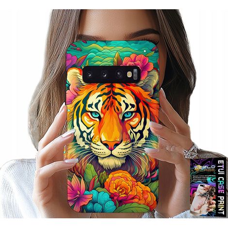 Custodia per Samsung Galaxy S10 Plus - motivo animalier tigre (1/5)