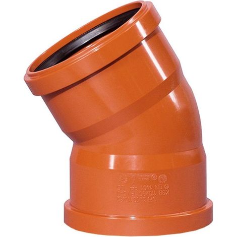 Magnaplast Coude KG DN 110 PVC 45 degrés 2 mètres (1/2)