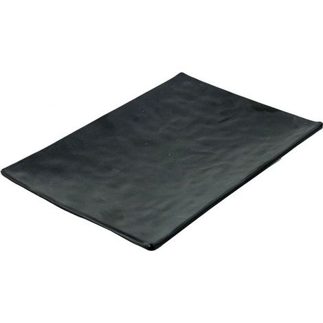 Tognana TOG800N18 Show Plate Vassoio Rettangolare in Melamina Resistente ad Alto Impatto e Facile da Pulire colore Nero