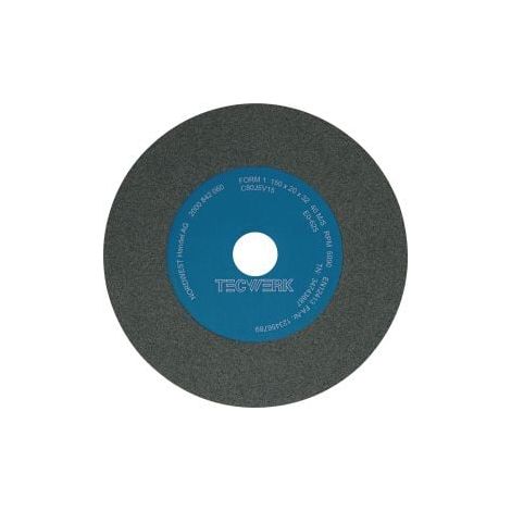 Meule d'affûtage Ø200xB25x32mm 80 Forme A SCg TECWERK (1/2)