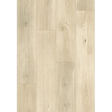 Échantillon de panneau en vinyle Mexen Calera 1240 x 182 mm SPC 6,5 mm, sous-couche IXPE 1,5 mm, 4 V-Fuge, Chêne - F1020-S (1/5)