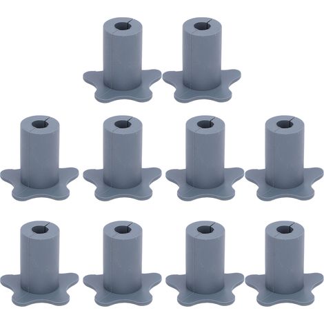 Kit de routage en Silicone avec œillets muraux pour câble Satellite, pour antenne 5/8 pouces 16mm, gris. (1/5)