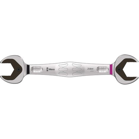 Wera 05020263001 6002 Chiave Joker a forchetta doppia, 27 - 32 x 305 mm