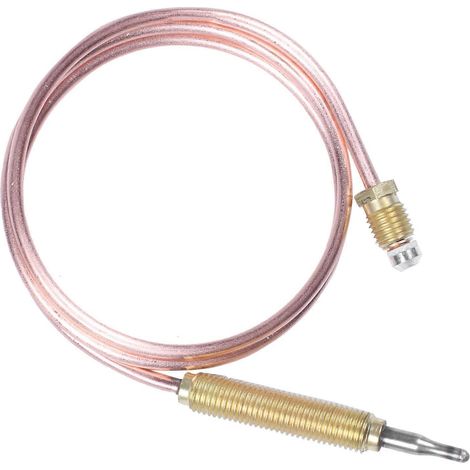 Thermocouple pour foyer et cheminée à gaz, tête et écrou M8x1, 600 mm (1/5)