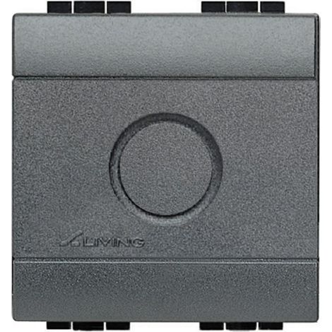 Tapa ciega Livinglight 2 módulos Antracita L4951