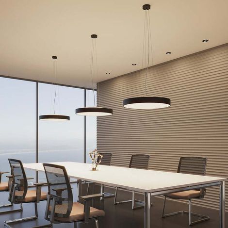 [NEUWERTIG] B-Ware Arcchio Pendelleuchte Hängeleuchte Vanida LED dimmbar schwarz 3000K Ø60cm (1/2)