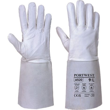 Gant Schweißen Tig Premium Farbe: Grau Größe XL - Portwest