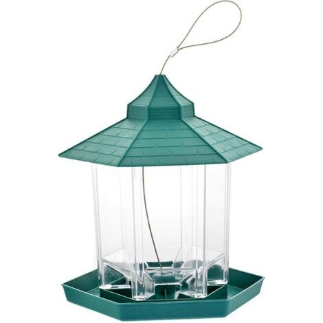 Vogelfutterhaus, hängendes Vogelfutterhaus für den Außenbereich mit Vogelfutter