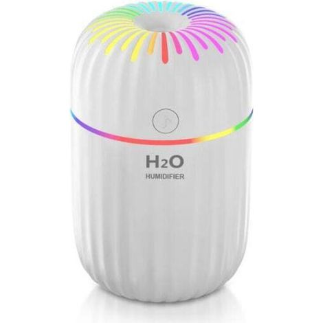 pair 300 ml Luftbefeuchter, tragbarer Mini-Luftbefeuchter, Luftbefeuchter mit kühlem Nebel für Auto, Pflanzen, Büro, Schlafzimmer usw. Automatische Abschaltung, 2 Sprühmodi, superleise (1/3)