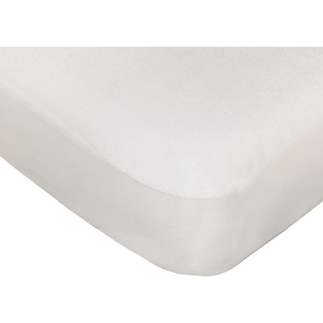 Protège-matelas Bambou Blanc 60x120 cm (1/2)
