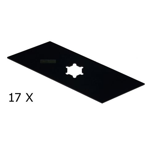 17 X 16,6 CM lame de scarificateur pour Kynast 15 E 400 401 402 403 110.006.069 3R1308 (1/4)