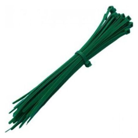 BUNTHAUS AHLSEN 100 Attache Cable Universels VERT -3.6x200mm- Serre Cable et Collier de Serrage Plastique – Solution de Gestion de Câbles Efficace et Robuste - Attaches Cable Vert de Haute Qualité (1/5)