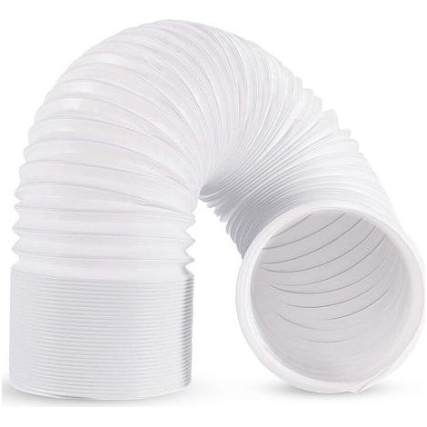 Tuyau Climatiseur Mobile 2m, Tuyau d'évacuation Climatiseur de Diamètre et 15cm de Longueur, Rallonge Gaine Climatiseur Mobile en Matièrè PP (1/4)