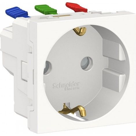 SCHNEIDER NU305718 polare Schnellkupplung Schuko-Sockelbasis