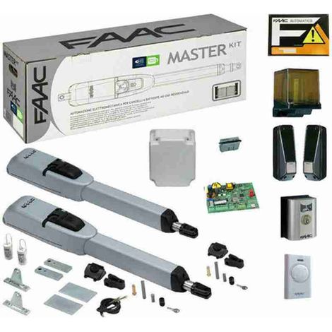 Automazione Per Cancelli A Battente 24v Master Kit Faac
