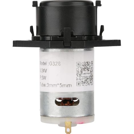 Pompe doseuse DIY à tube péristaltique pour analyse chimique en laboratoire d'aquarium (noir 24 V 35) (1/5)