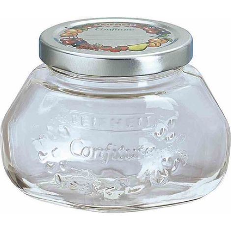 Leifheit Gelee-Glas, Confiture-Glas, Einmachglas, Glas, 0.25 L, 36003 (1/5)