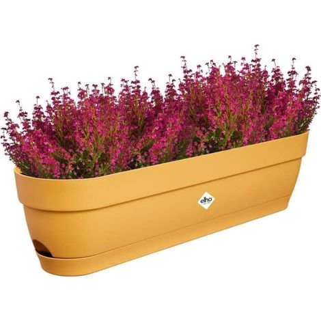 PLANTEUR RECTANGLE VIBIA - PLASTIQUE - RÉSERVOIR - Ø70 - ROSE POUSSIERE ELHO 3741707012500