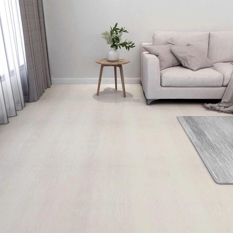 vidaXL Tavole per Pavimenti 5,11 m² 55 pcs PVC Beige chiaro