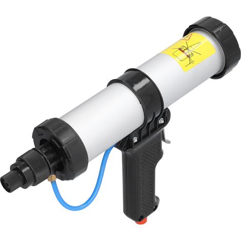 Pistolet à calfeutrer pneumatique, pistolet à colle professionnel avec régulateur de pression d'air (1/5)