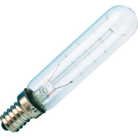Bombilla incandescente tubular, e-14, 40 w, 25 x 80 mm
