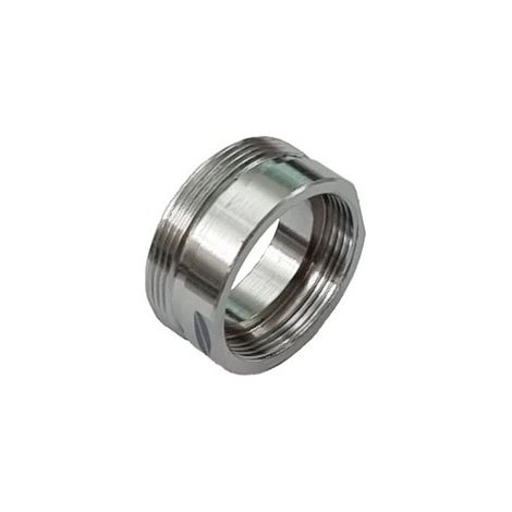 RACCORDO IN OTTONE CROMO 28M-24F 28x1M - 24x1F