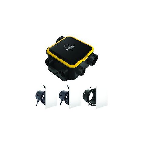 Kit Vmc Simple Flux Easyhome Auto Dhu + 3 Grilles Design Colorline- 11026052 - Aldes