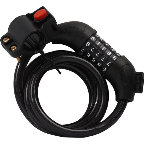 serrure de porte-Serrures à Combinaison pour Vélo Cadena de bicicleta portátil de aluminio resistente al agua fuerte resistencia seguridad cadena para bicicleta (1/4)