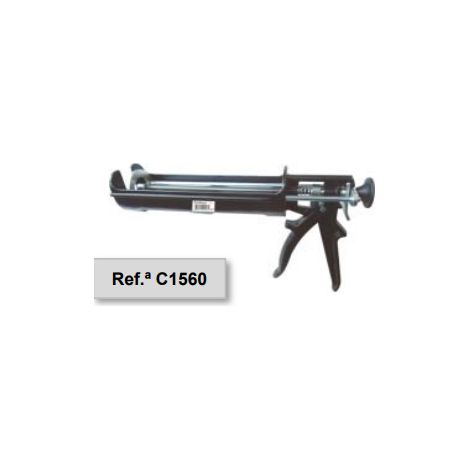 PISTOLA RESINA MORTERO PROFESIONAL 300/400 ML.