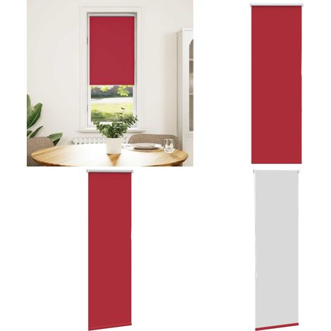 vidaXL Verdunkelungsrollo Rot 60x130 cm Stoffbreite 55,7 cm Polyester (1/5)