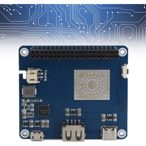 Carte d'extension batterie lithium avec circuit de protection intégré SW6106 pour Raspberry Pi 5V (1/5)