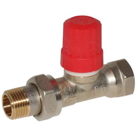 Danfoss Heizkörperventil RA-N 15 1/2“ Thermostatunterteil Durchgang mit Voreinstellung 013G1014