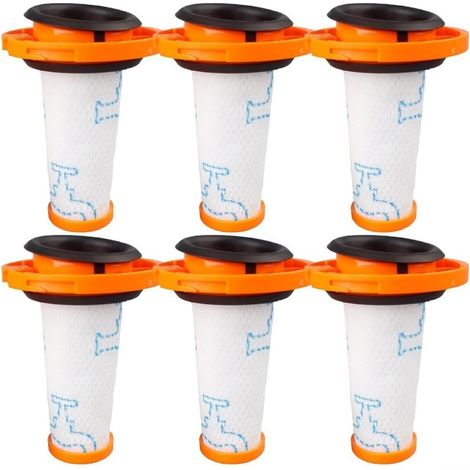 Ersatzfilter-Set für Rowenta für X-Force für Flex 9.60 Staubsauger-Ersatzteile, waschbare Filter passend für Allergy RH2038WO, RH2037WO, RH2039WO Modelle (6er-Pack) (1/5)