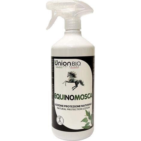EQUINOMOSCA lozione naturale per cavalli profumo sgradito a mosche e tafani 1000 ml