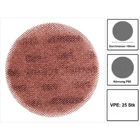 MIRKA ABRANET ACE HD 150mm Grip P80, 25/Pack