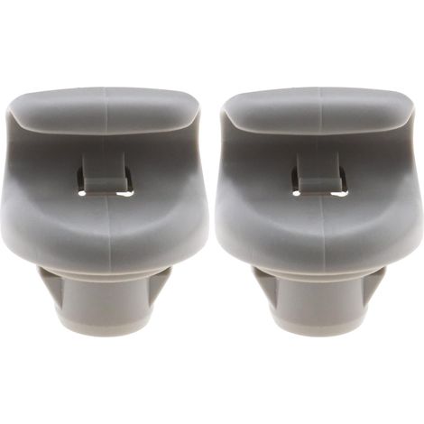2pcs Interior Sun Visor Clips 96409EA00A 96409CG000 Compatible with Qashqai Juke Tiida X-Trail T31 T30 Car Interior Sunshade Support Hanging Hook (1/5)
