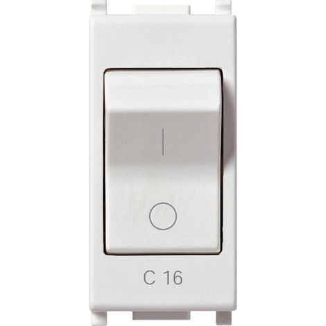VIMAR - 14405.16 Interruttore MT 1P+N C16 120-230V bianco