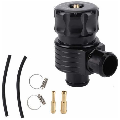 BUNTHAUS 25mm/1in Turbo Blow Off Valve Kit Aluminium BOV Dump Valve Universal Auto Car Accessoire