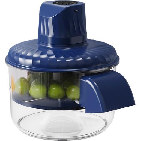 Machine À Éplucher Les Raisins Électrique,Éplucheur Sans Fil Pour Cuisine - Machine Automatique À Grande Capacité Pour Éplucher L'ail,Pour L'Ail, Le Raisin, La Pomme De Terre, La Tomate, La (1/5)