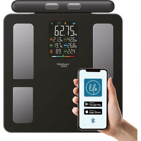 Pèse-personne analytique 15 paramètres, compatible avec Apple Health et Google Fit, IF2825A