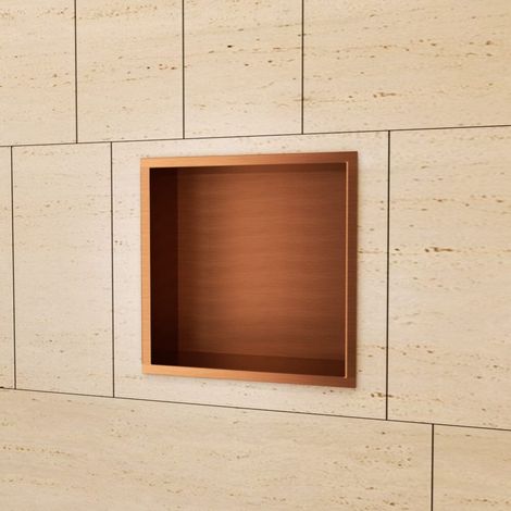 Wandnische Dusche ATLANTIC gebürstetes rosegold (1/3)