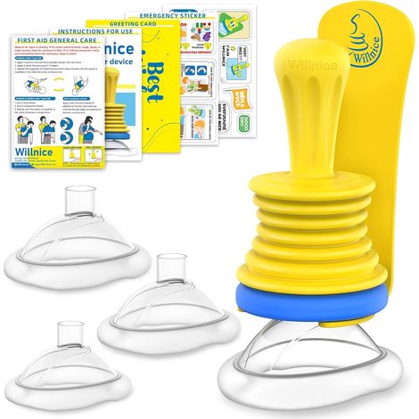Masque respiratoire pour soulager l’étouffement, dispositif d’urgence à la maison et sur la route, facile à utiliser et à transporter (DE) (1/4)